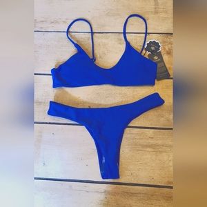 Sherry DC Women's 2 Piece Bikini Blue Size Small NWT